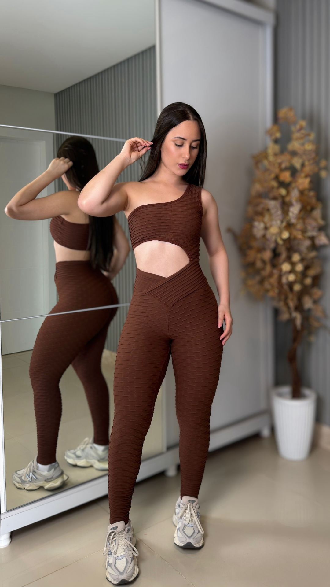 Macacão Aura Marrom