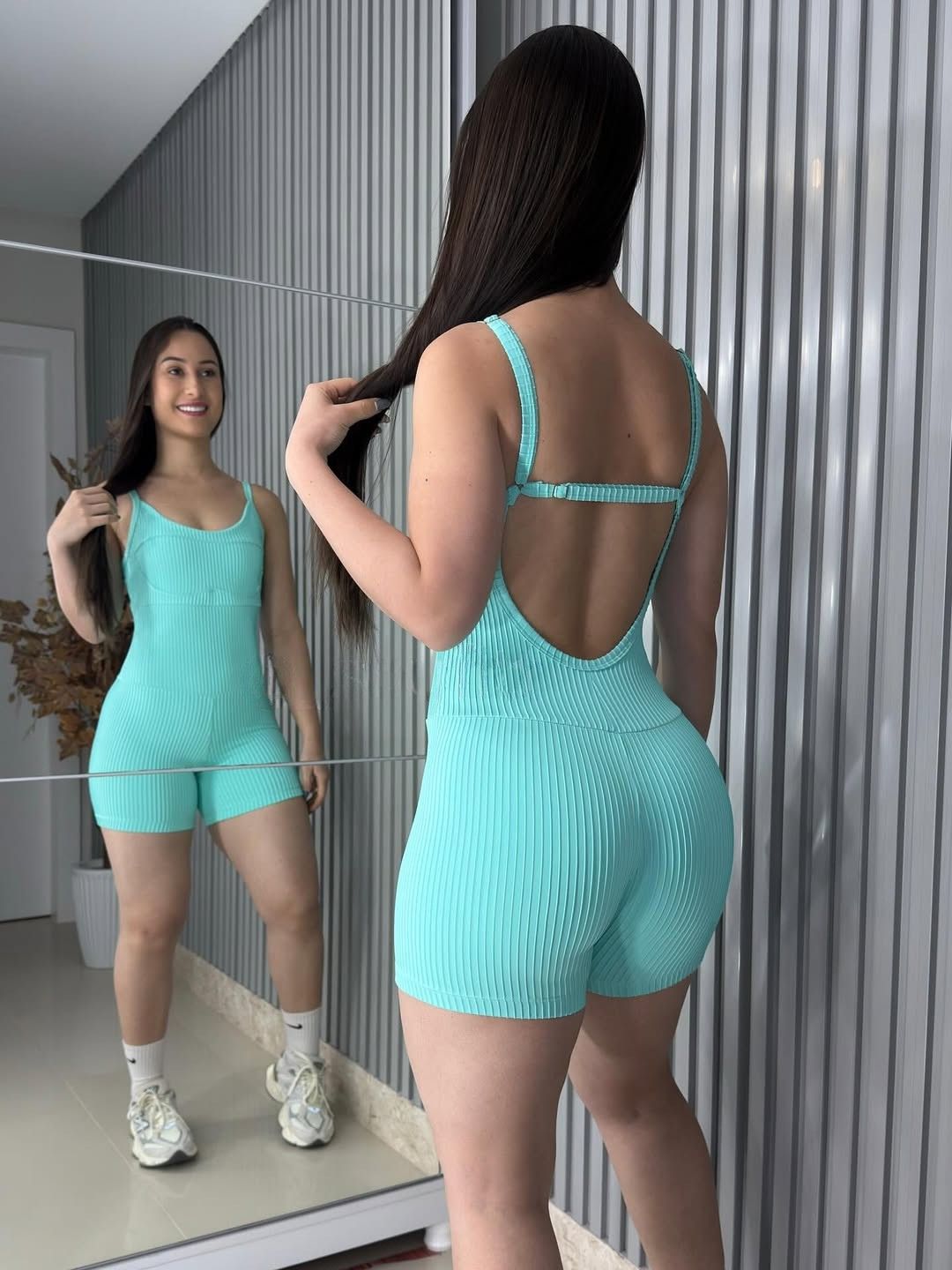 Macaquinho Canelado 3D